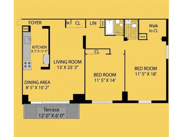  2 BR,  2.00 BTH &nbsp;Co-op style home in Brighton Beach