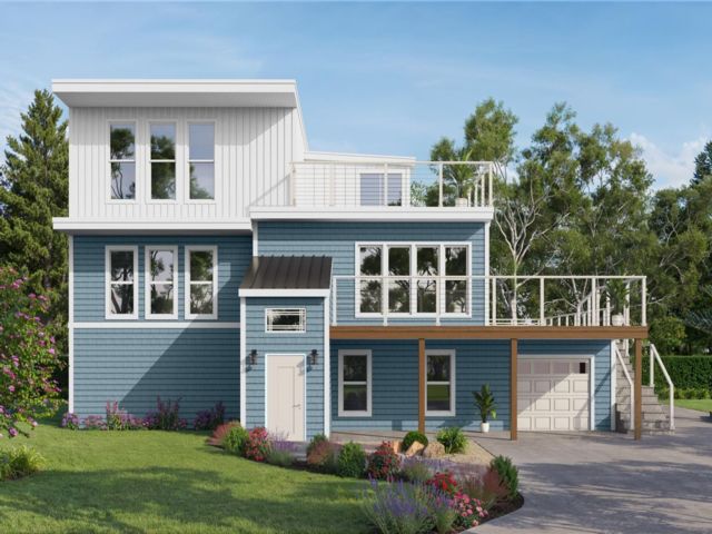  5 BR,  3.00 BTH &nbsp;Post modern style home in Oak Beach