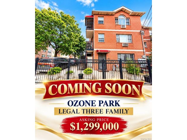  4 BR,  1.00 BTH &nbsp;House style home in Ozone Park